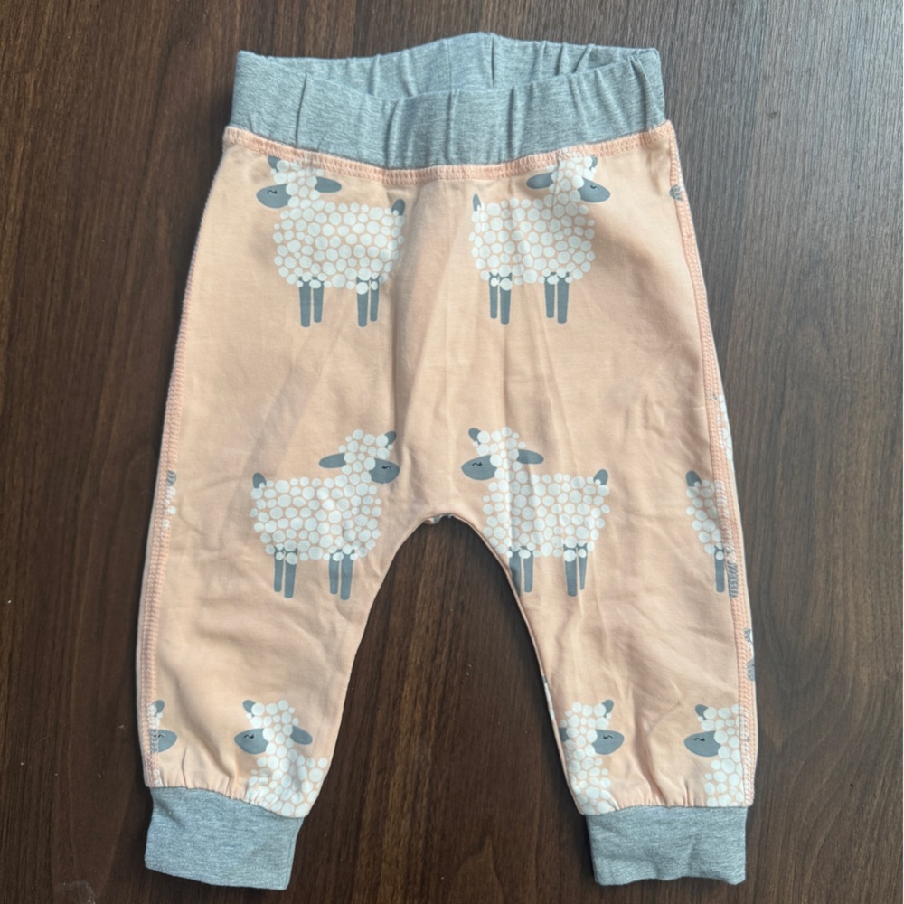 Sheep Print Baby Pants from Monica and Andy